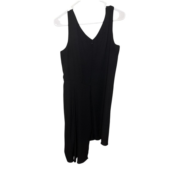 BCBGMAXAZRIA Runway Black Sleeveless Asymmetrical Ruffle Dress - Picture 2 of 3